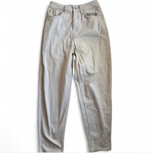 H&M Cream High Rise Women's Jeans